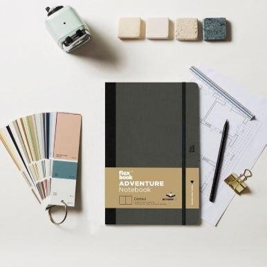 Flexbook Adventure Notebook Ruled Large Off-Black