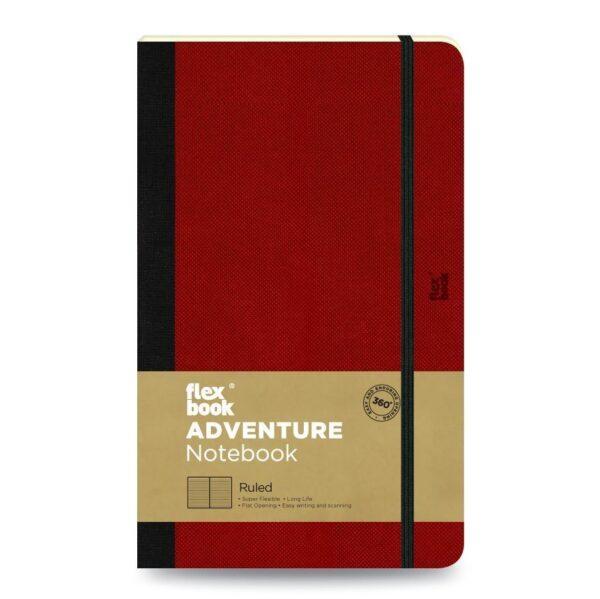 Flexbook Adventure Notebook Ruled Medium Red