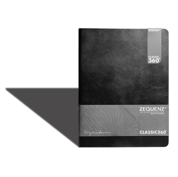 Zequenz Notebook Signature 360° Black B5 Καρό