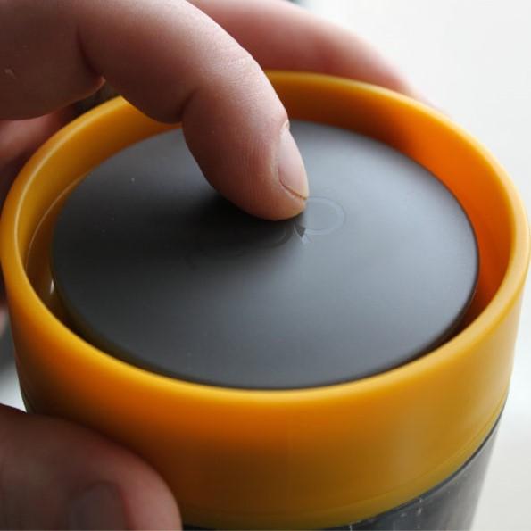 Circular Cup Κούπα Μαύρο Κίτρινο 227ml