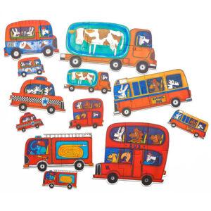Mideer Puzzle 6 Cars in a box 2