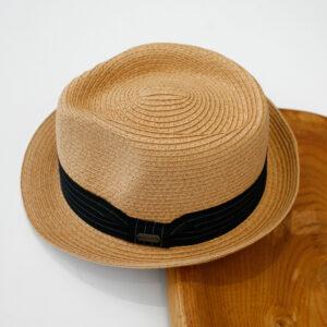 Καπέλο Καβουράκι Ριγέ Κορδέλα Καφέ 4