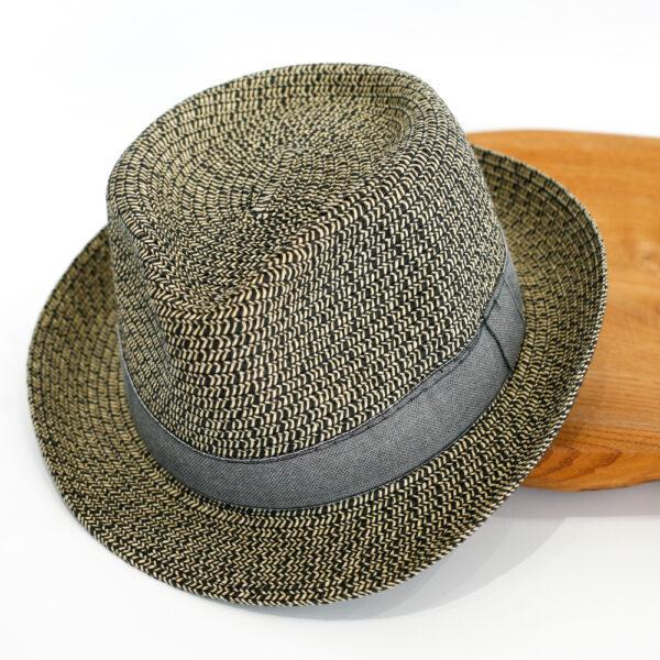 Καπέλο Καβουράκι Μπεζ-Μαύρο