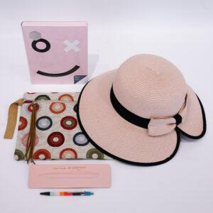 Καπέλο Γυναικείο με Φιόγκο Pink 3