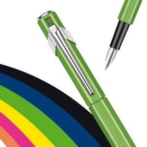 Caran d'Ache 849 Feather Pen Fluo Green 5
