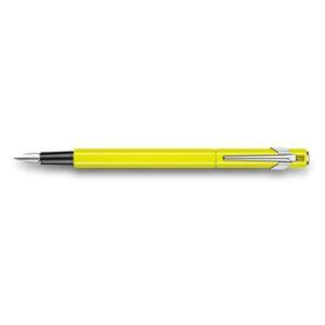 Caran d'Ache 849 Feather Pen Fluo Yellow 3