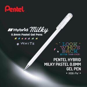 Pentel Hybrid Roller Milky K108 2