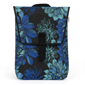 Bag Pijama Mini Flowers Backpack Blue