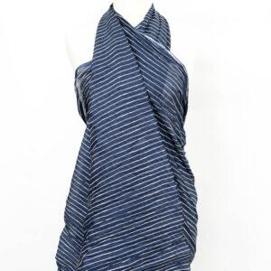 Colores Μαντήλι Παρεό Navy Stripes 3