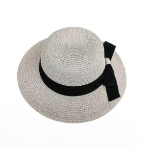 Καπέλο Γυναικείο με Φιόγκο Grey 3