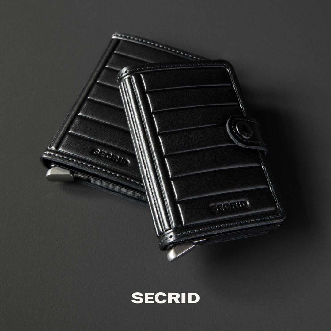 Secrid Premium Emboss-Black Πορτοφόλι