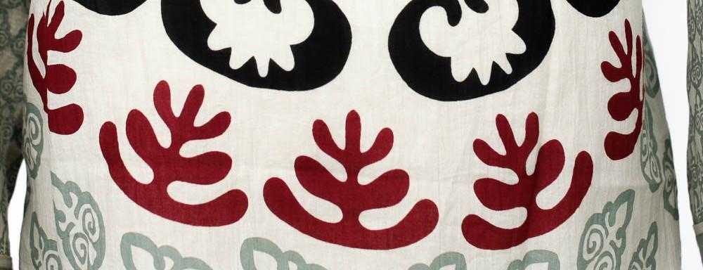 Les Belles-Vagabondes Kimono Suzani-Kaki banner