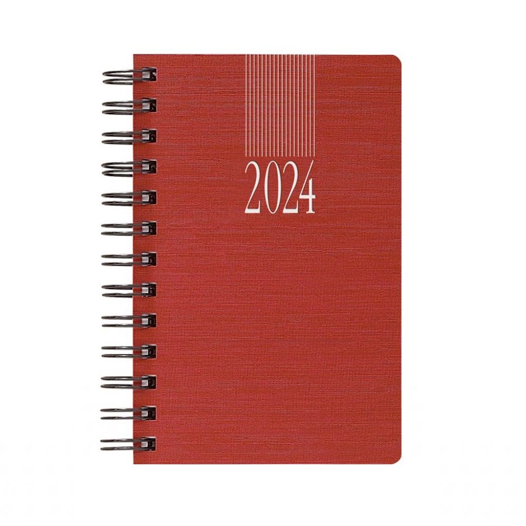 Ημερολόγιο Ημερήσιο 10.7x16.5 Red