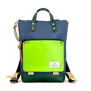 Daniel-Chong Backpack Mini Blue+Lime