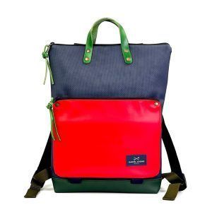 Daniel-Chong Backpack Blue+Red