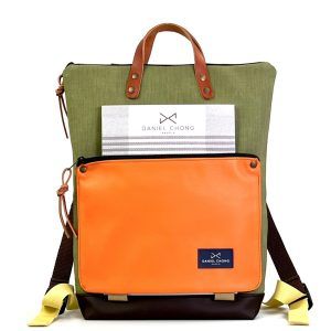 Daniel-Chong Backpack Green+Orange