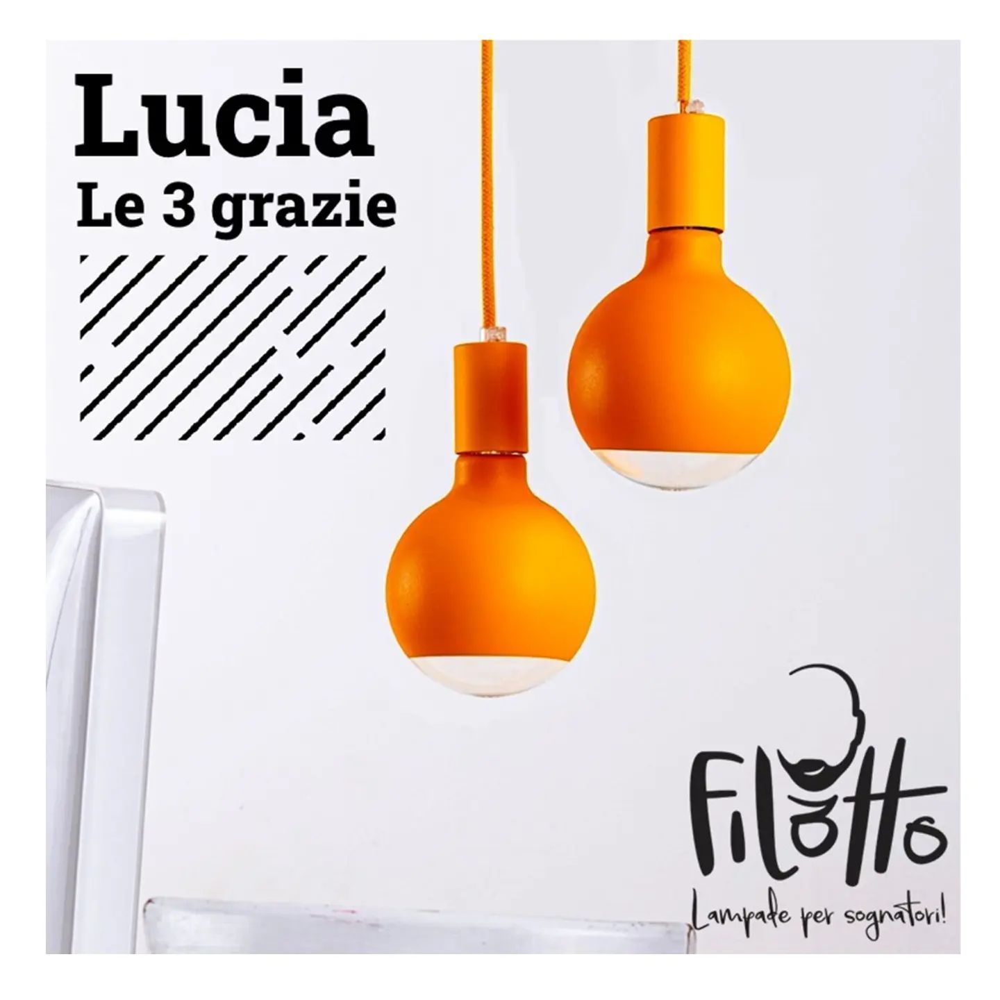 Λάμπα Filotto Lucia Orange