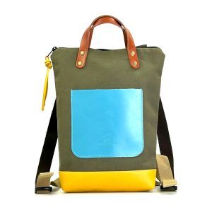 Daniel-Chong Backpack Mini Green+Cyan