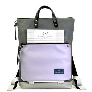 Daniel-Chong Backpack Grey+Lilac
