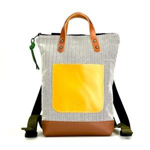 Daniel-Chong Backpack Mini Grey-Yellow