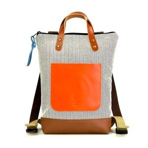 Daniel-Chong Backpack Mini Grey-Orange