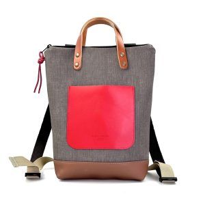Daniel-Chong Backpack Mini Sand+Red
