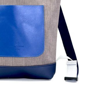 Daniel-Chong Backpack Mini Sand+Blue 3