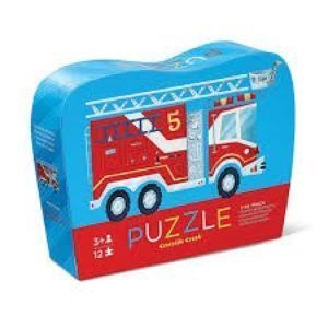 Crocodile Creek Fire-Truck Mini-Puzzle