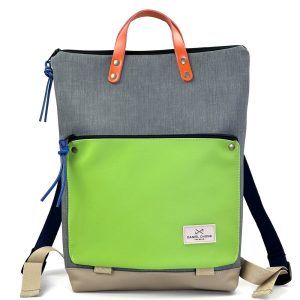 Daniel-Chong Backpack Grey+Grass