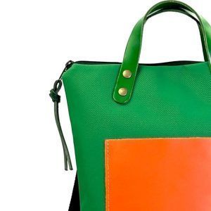 Daniel-Chong Backpack Mini Green+Orange 2