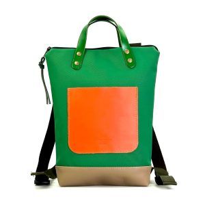 Daniel-Chong Backpack Mini Green+Orange