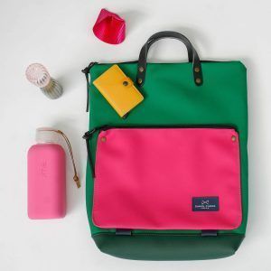 Daniel-Chong Backpack Green+Pink 4