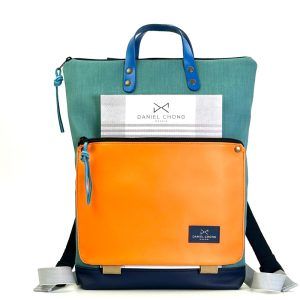 Daniel-Chong Backpack Turquoise+Orange