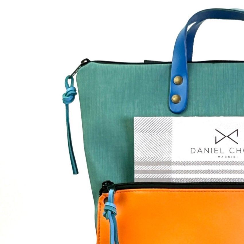 Daniel-Chong Backpack Turquoise+Orange