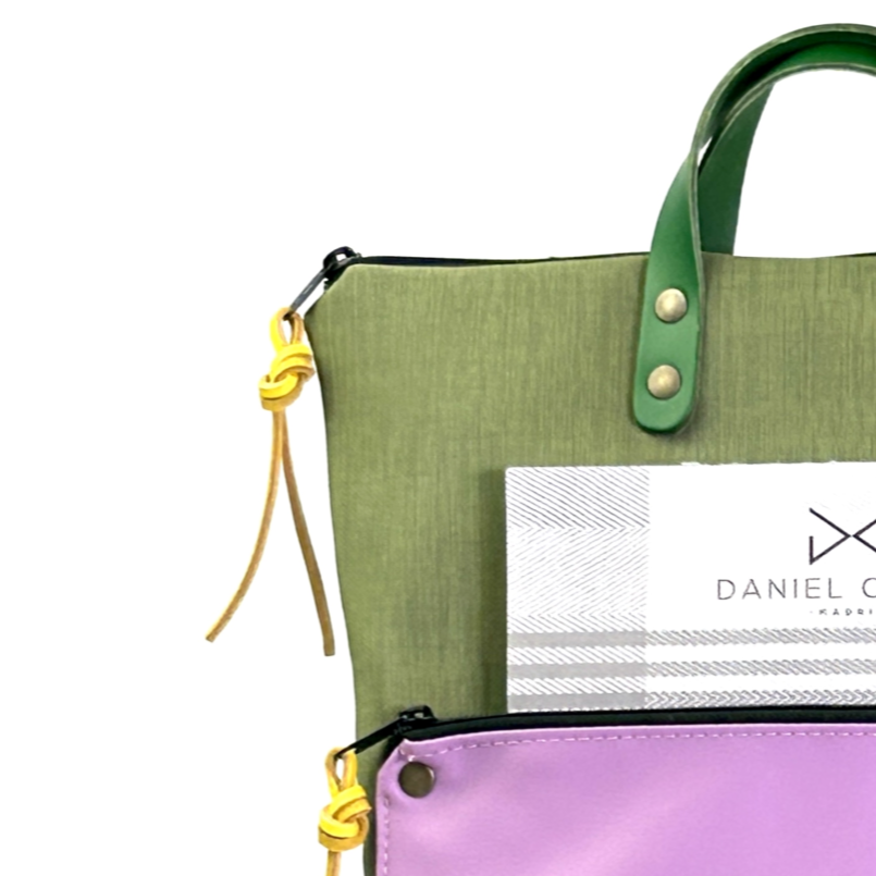 Daniel-Chong Backpack Green-Lilac