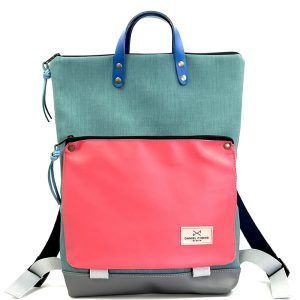 Daniel-Chong Backpack Turquoise-Coral