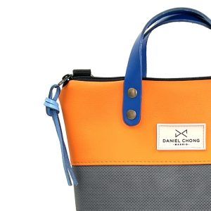 Daniel-Chong Τσάντα Ώμου Grey-Orange 2
